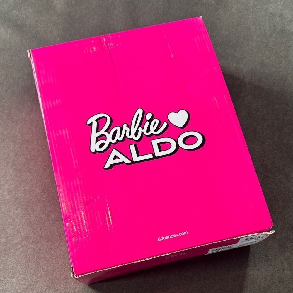 Barbie x ALDO Barbiestessy Collection Pink Translucent Pointed Toe Pumps 7.5 NEW - Picture 10 of 14